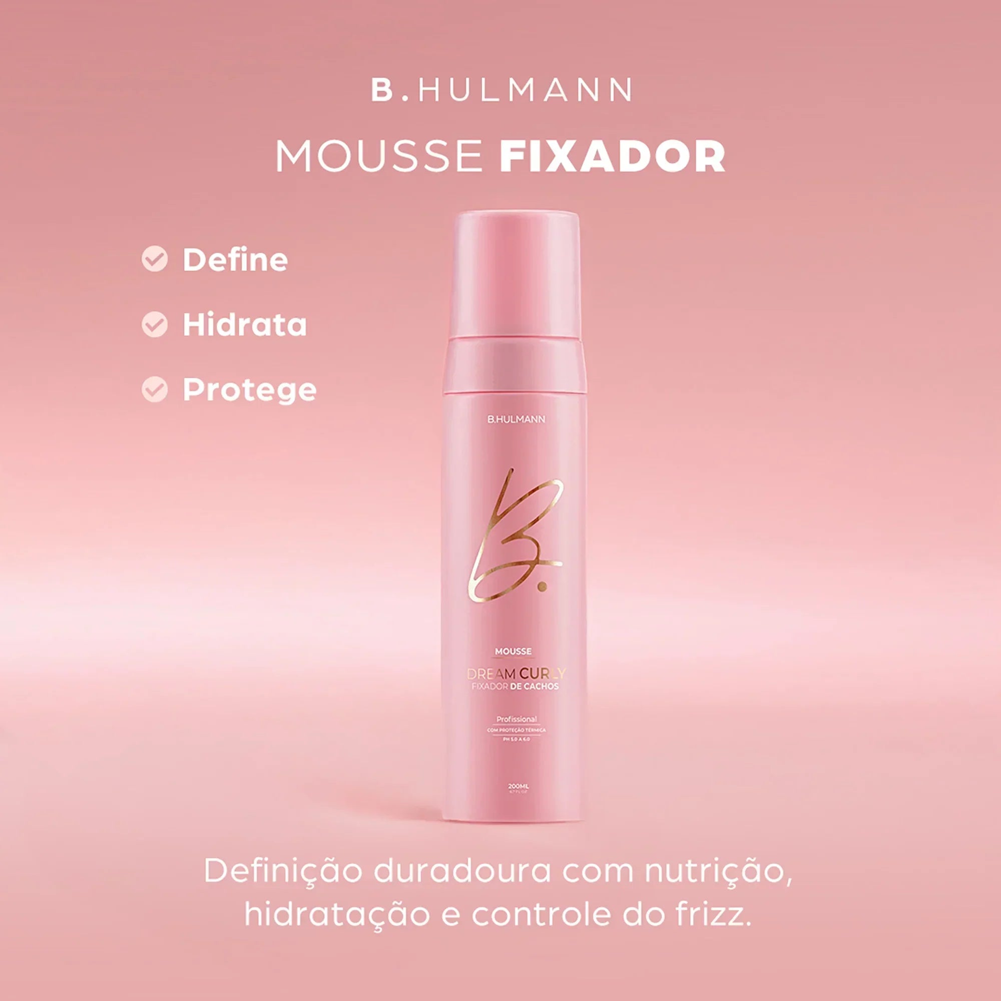 Mousse Fixador de Cachos Dream Curly 200ml