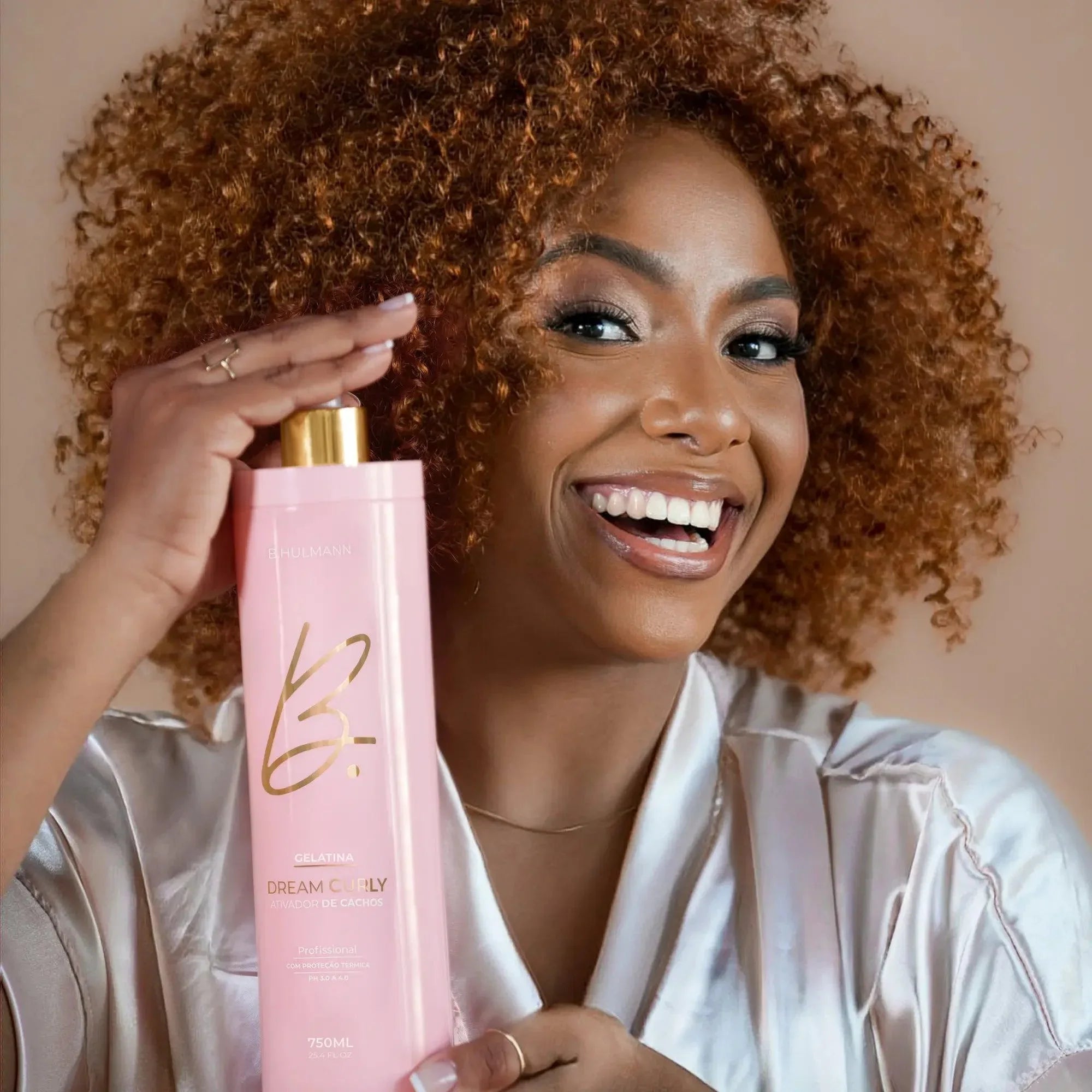 Gelatina Fixadora de Cachos Dream Curly 750ml - B. Hulmann Cosméticos