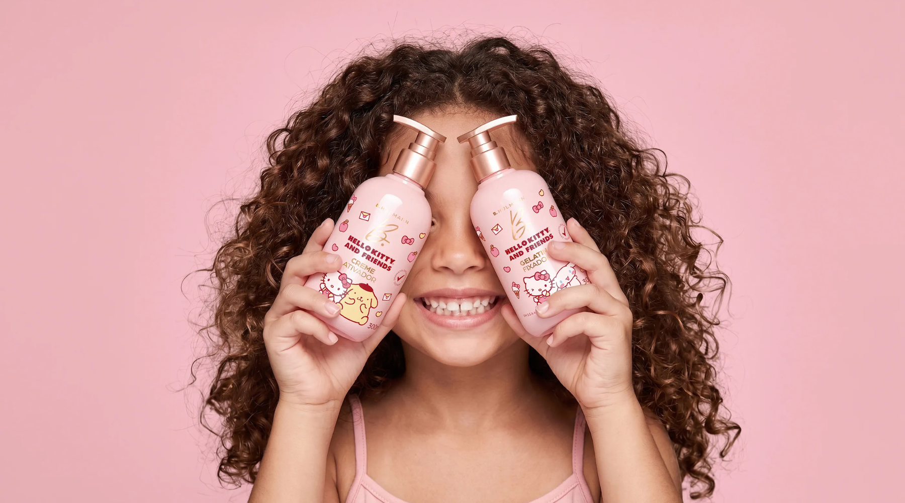 Qual gelatina escolher para os cachos? Dream Curly ou Hello Kitty and Friends
