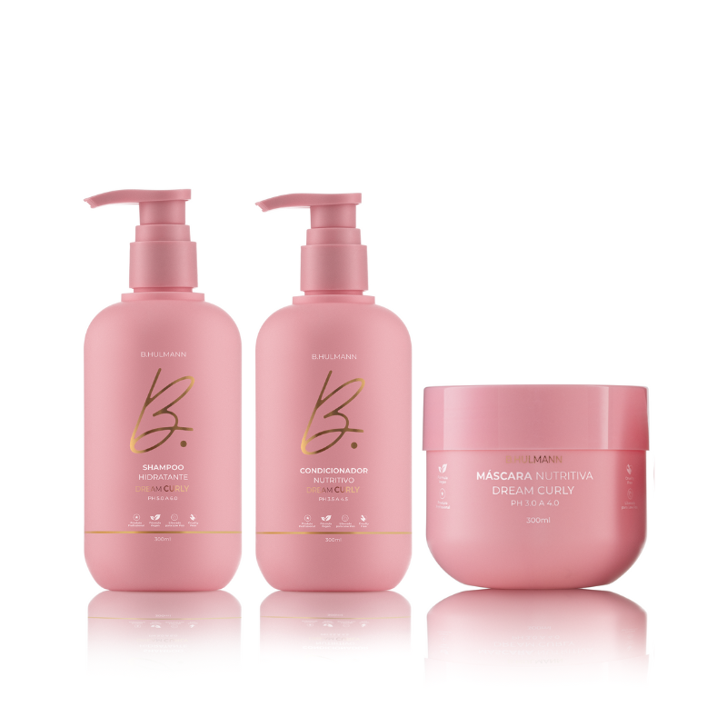 Kit Shampoo, Condicionador e Máscara 300ml